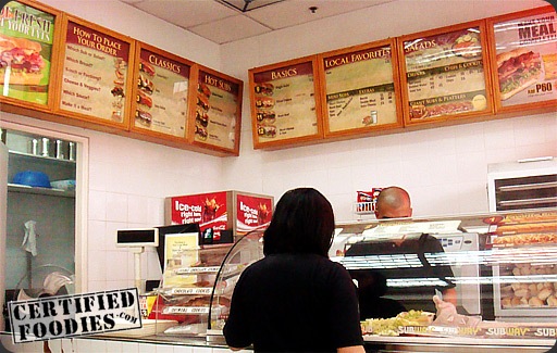 Subway menu - CertifiedFoodies.com