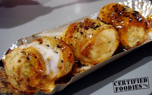 The FAKE Takoyaki balls we ordered at Greenhills - CertifiedFoodies.com
