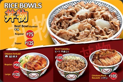 Yoshinoya Rice Bowls - CertifiedFoodies.com