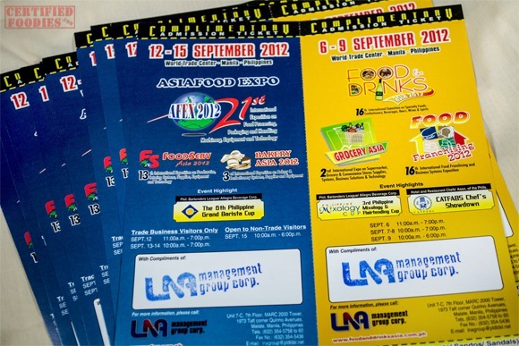 Win FREE tickets to Asia Food Expo 2012 and Food and Drinks Asia 2012