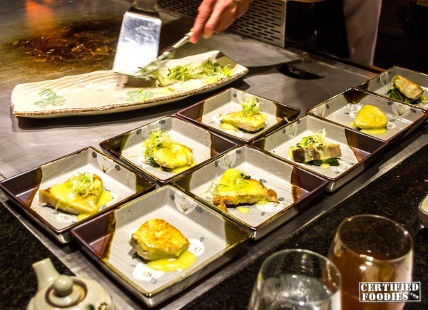 Blue Marlin served with wasabi mayo
