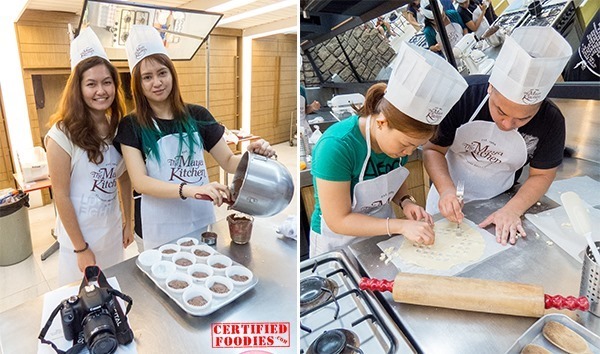 Group 3 preparing their cupcakes and apple pie[4]