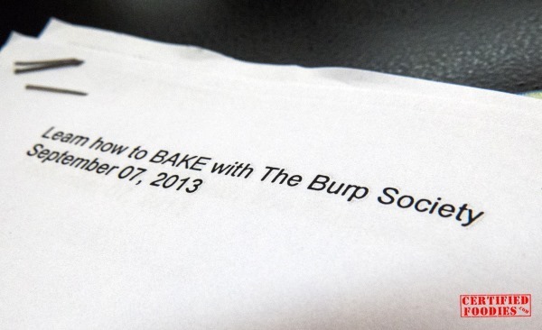 Learning how to bake with The Burp Society and The Maya Kitchen