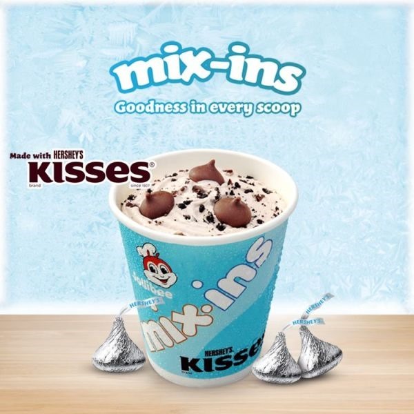 Jollibee Sundae Mix-in with Hershey's Milk Chocolate Kisses