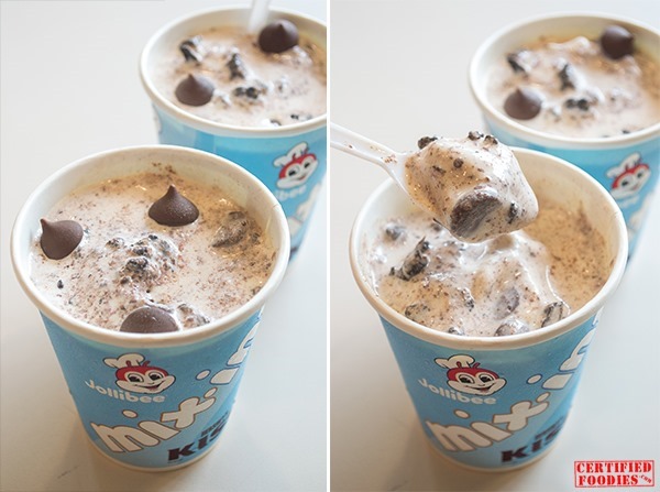 Jollibee Sundae Mix-ins with Hershey's Milk Chocolate Kisses