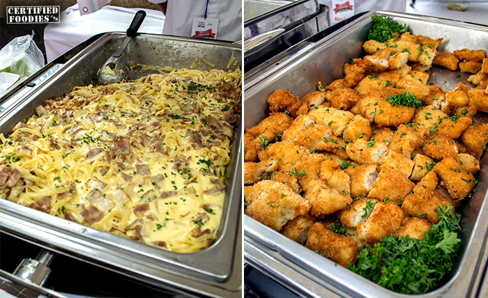 Party Time's Carbonara and Fish Fillet