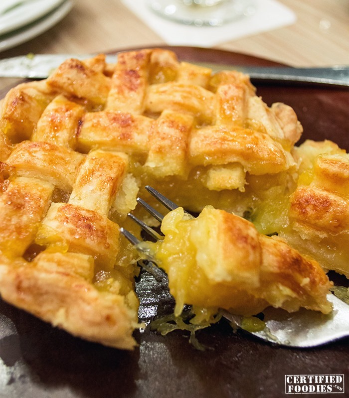 Pineapple pie - free with our Metrobank Prepaid Card