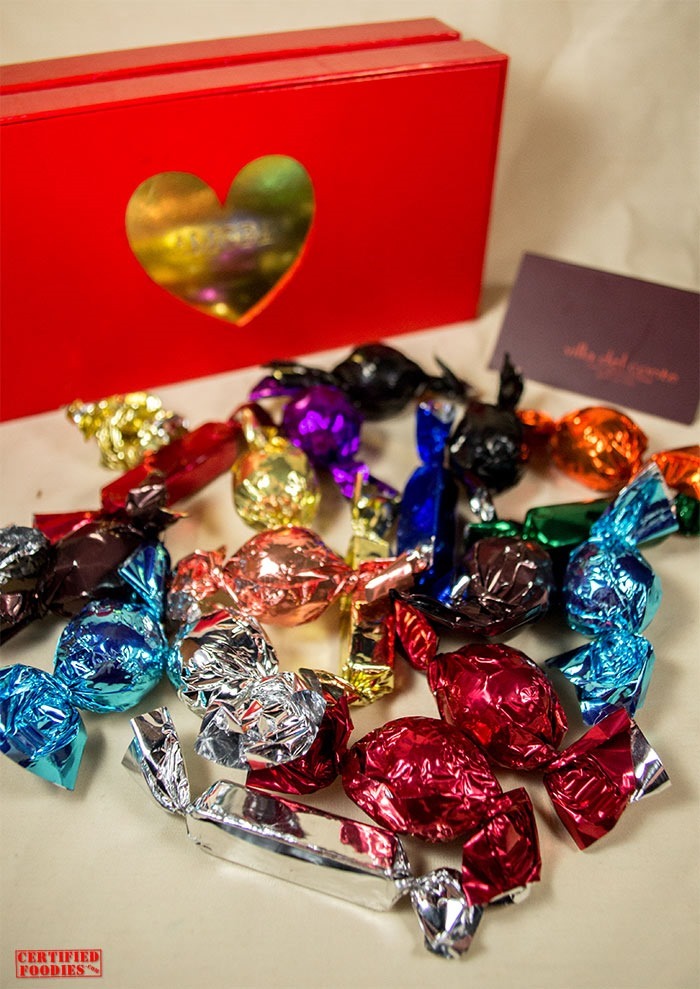 We already ate a fourth of the chocolates hahah