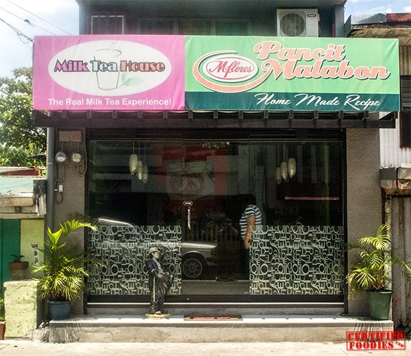 M Flores in Malabon - Pancit Malabon and Milk Tea