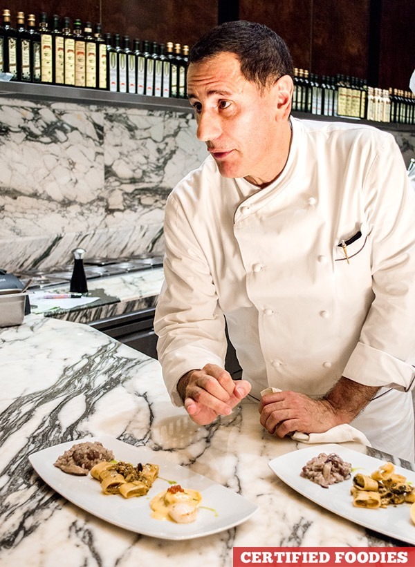Executive Chef Salvatore De Vincentis of Finestra Italian Restaurant in Solaire Resort and Casino
