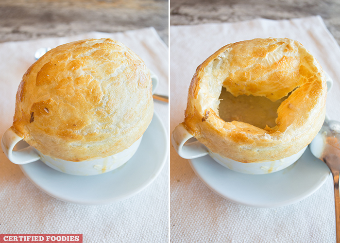 Mushroom Soup with Puff Pastry from Highlands Prime Steakhouse at Estancia Mall Capitol Commons
