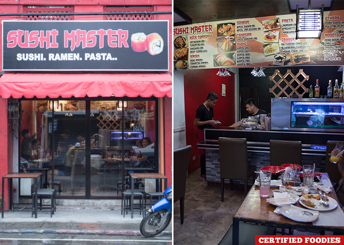 Facade of Sushi Master Restaurant in Malabon City