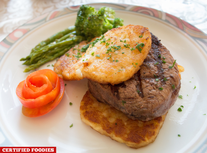 Pepper Steak on Hash Brown from Claude's Le Cafe de Ville Restaurant Davao City