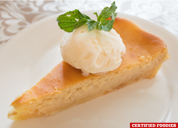 Potato Durian Pie a la Mode from Claude's Le Cafe de Ville Restaurant Davao City