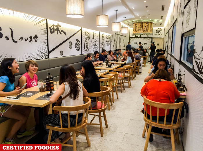 Dining Area of Nadai Fujisoba Japanese Restaurant SM North EDSA The Block