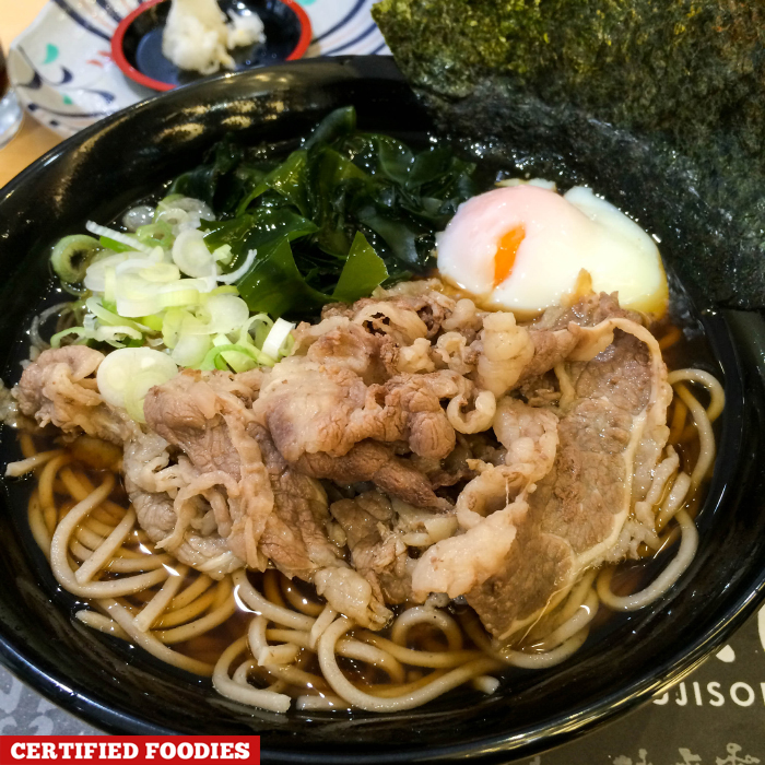 Niku Fuji Soba Noodles from Nadai Fujisoba Japanese Restaurant SM North EDSA The Block