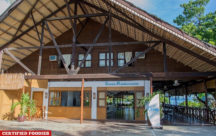 Ocean Restaurant at Club Paradise Resort in Coron, Palawan