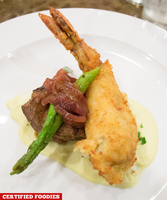 Surf and Turf Dish from Cafe Uno Waterfront Insular Hotel Davao City