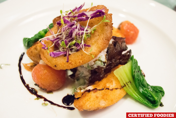 US Potato Wedges and Honey Glazed Pork Ribs from Polo Bistro Restaurant Marco Polo Hotel Davao