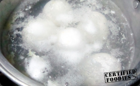 Hard-Boil the eggs - Deviled Eggs - Certified Foodies Hard-Boil the eggs - Deviled Eggs - Certified Foodies