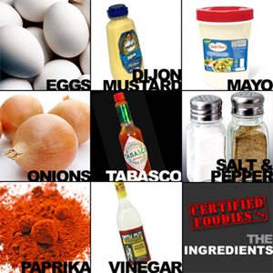 Ingredients - Deviled Eggs - Certified Foodies