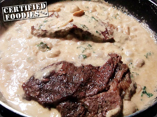 Creamy Steak Diane - CertifiedFoodies.com