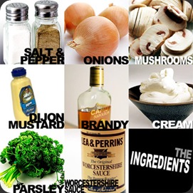 Steak Diane ingredients part 2 - CertifiedFoodies.com