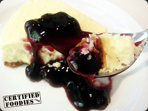 Bluberry Cheesecake - CertifiedFoodies.com