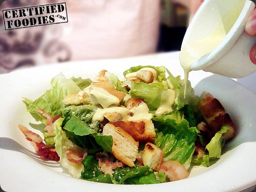 Tokyo Caesar Salad with mayonnaise piquant dressing - CertifiedFoodies.com