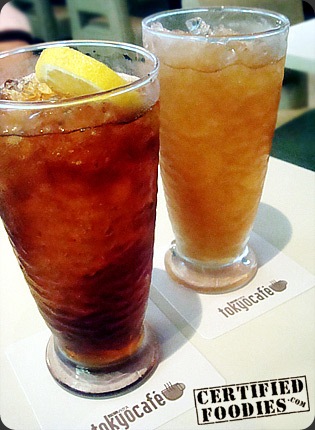 Tokyo Cafe Iced Lemon and Peach Teas - CertifiedFoodies.com