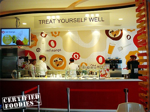 Inside Red Mango at SM Mall of Asia - CertifiedFoodies.com