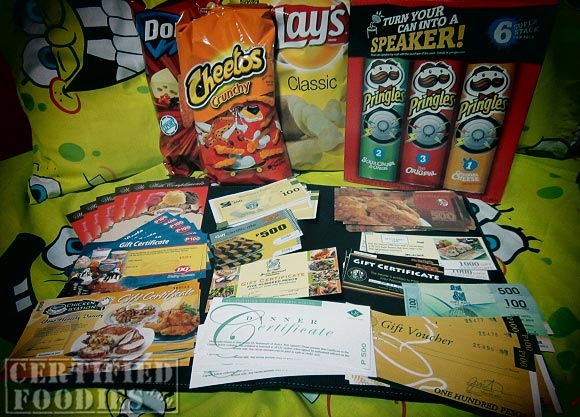 Our prizes for our first anniversary giveaway are ready! - CertifiedFoodies.com