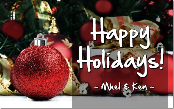 Happy Holidays from Mhel and Ken of Certified Foodies