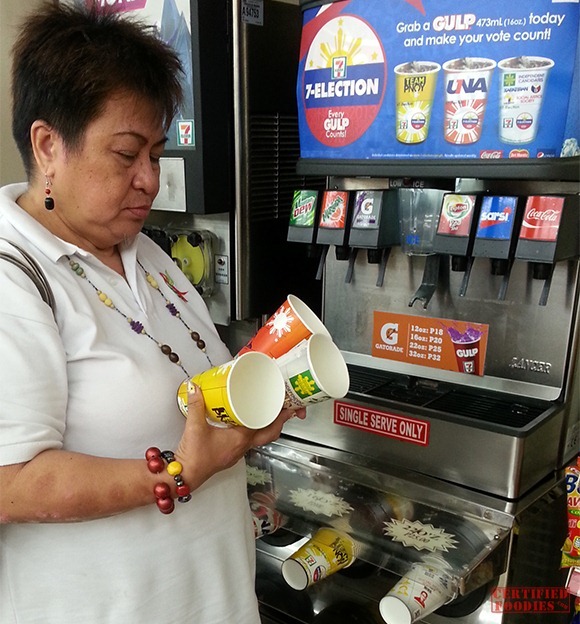 Our nanay pretending to be indecisive on what to pick