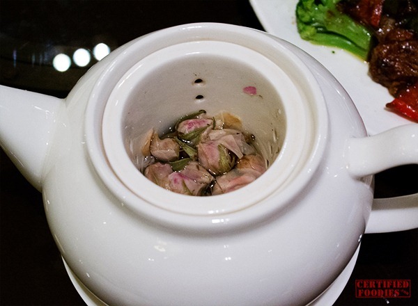 Rose tea at Xin Tian Di