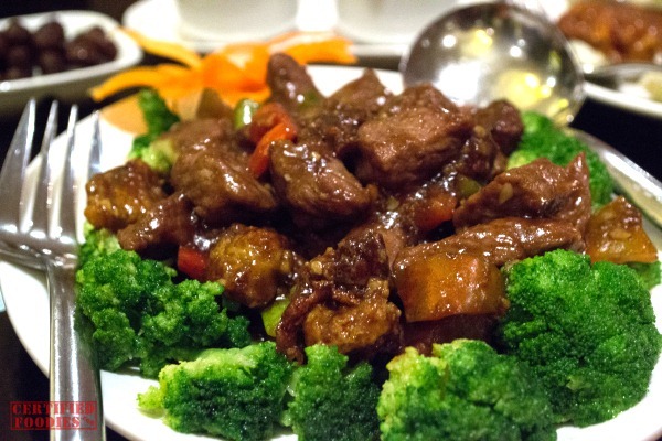 Xin Tian Di - Beef Tenderloin with Goose Liver in A1 Sauce