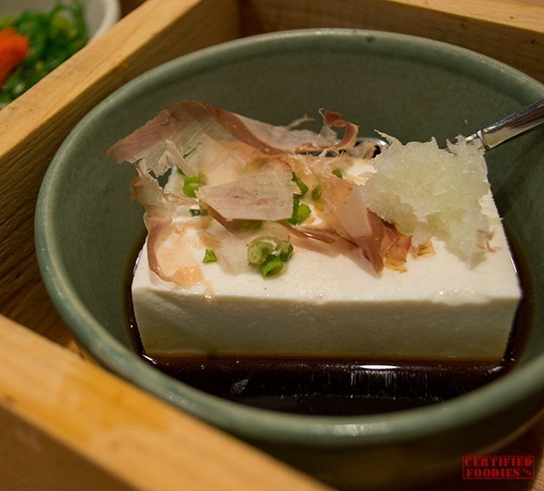 Yabu - Hiyayakko Tofu appetizer