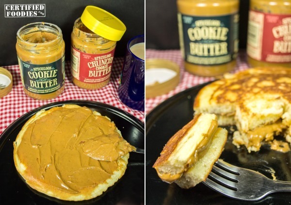 Cookie butter on pancakes!