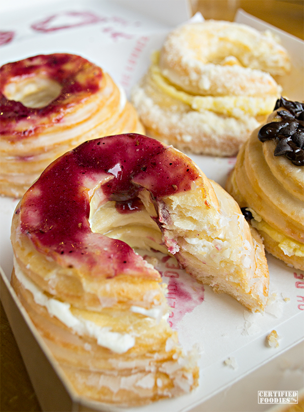 Le Coeur de France croughnuts are baked, not fried