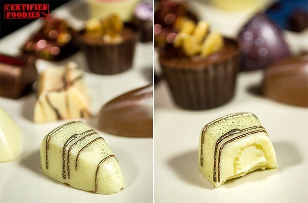 Kaffir Lime and Coconut chocolate