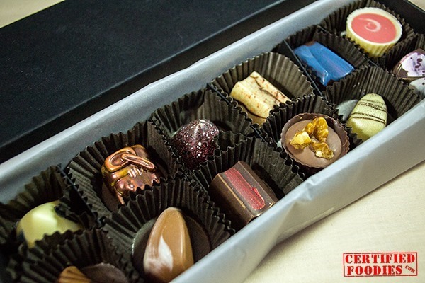 Love the designs of each piece of chocolate