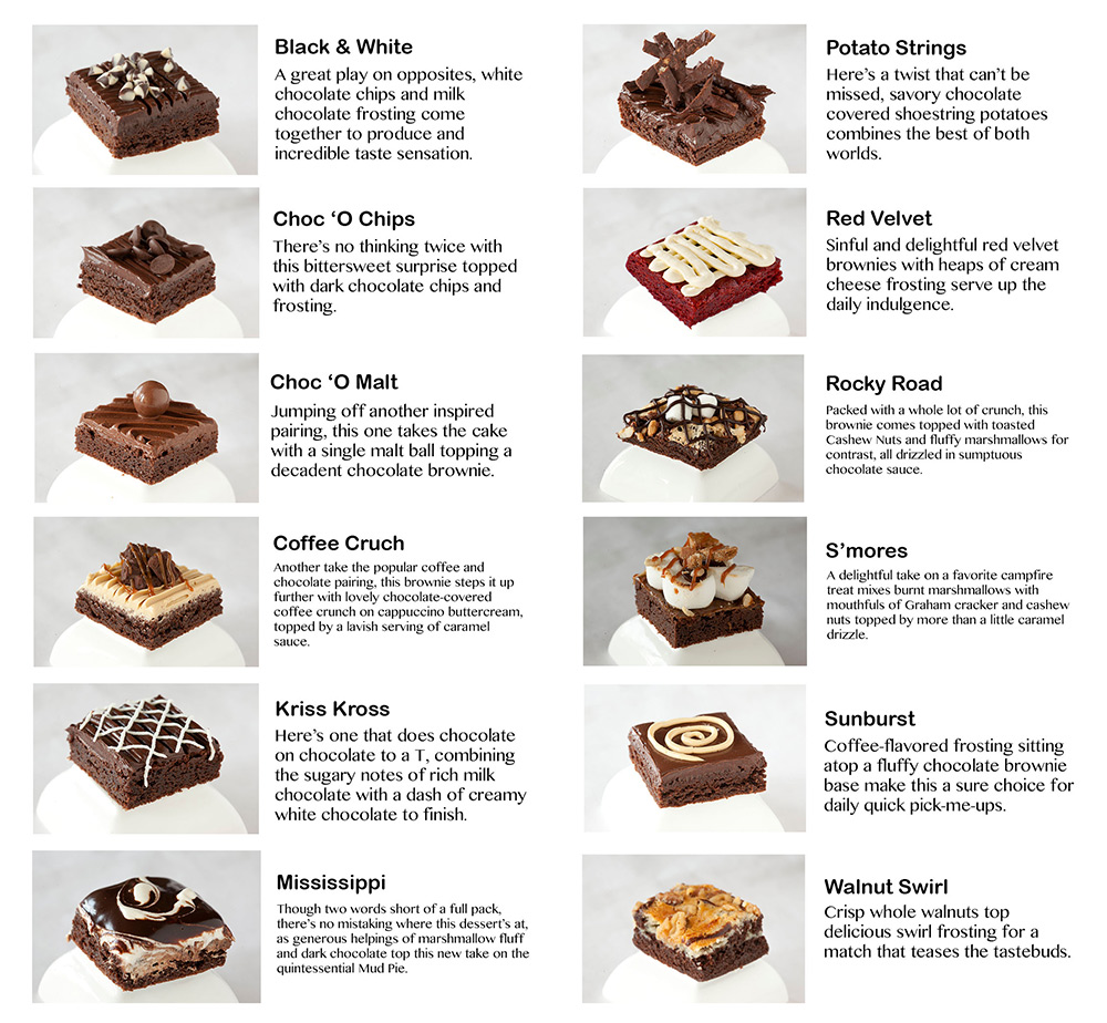 Brownies! Unlimited's new flavors for Christmas 2013