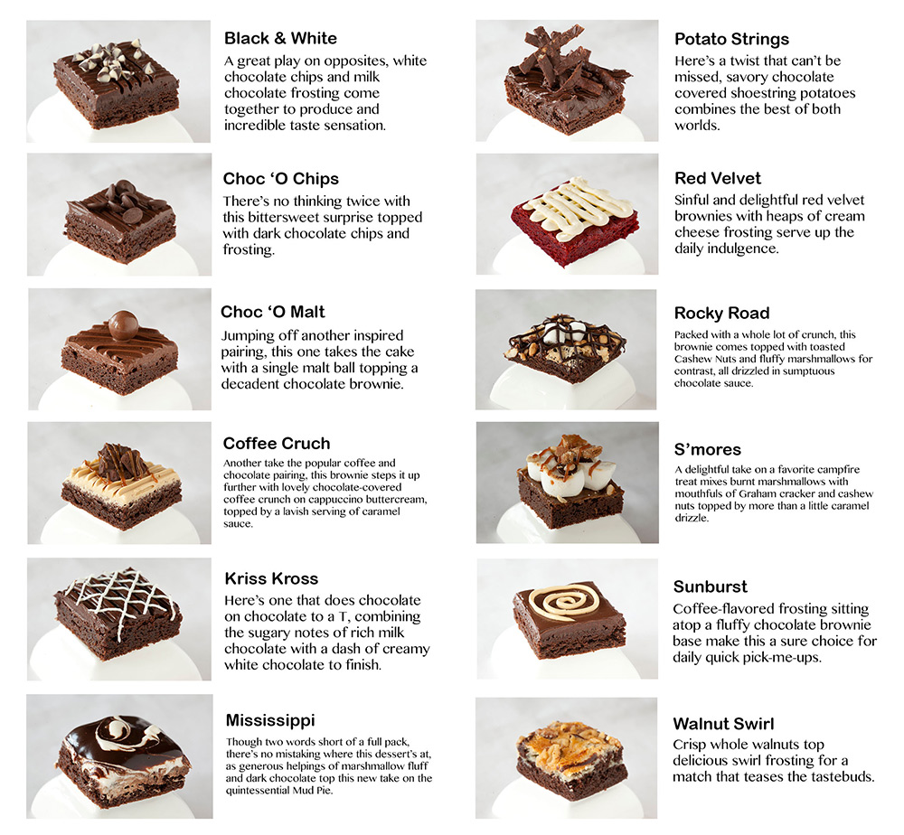 Brownies! Unlimited New Flavors and Brownie Chips Your Kind of