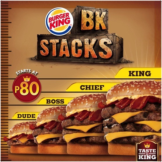Burger King BK Stacks - choose your burger