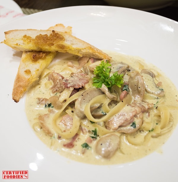 Koko Buri Fettuccini Carbonara