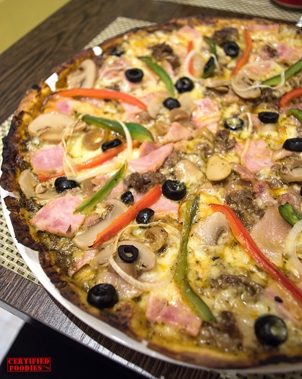 Koko Buri Primavera pizza - their best selling pizza!
