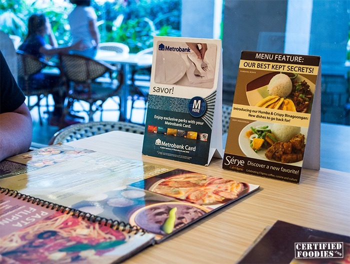 Metrobank cardholders get perks at Serye Cafe Filipino