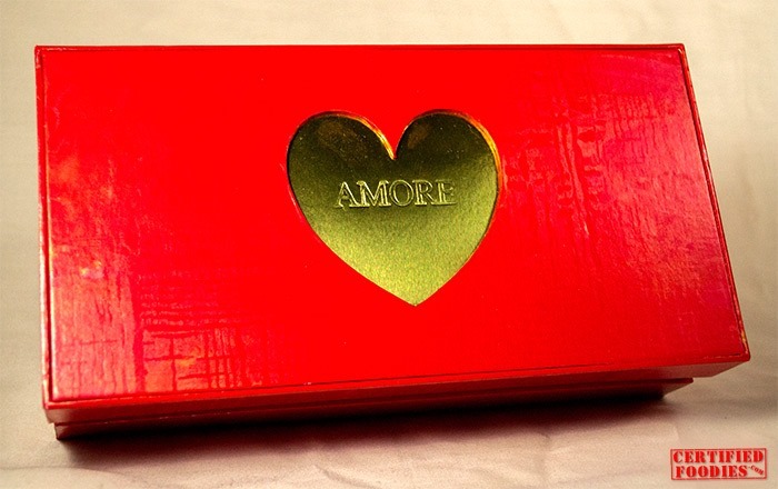 Villa del Conte's box of chocolates for Valentine's day