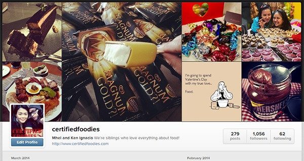 Certified Foodies on Instagram