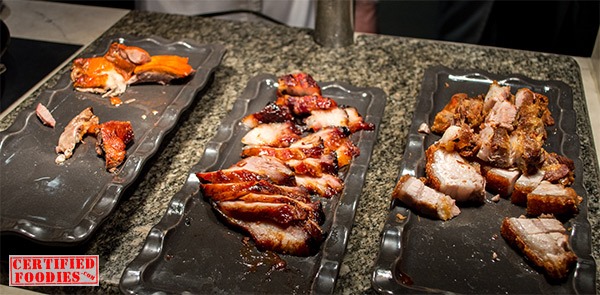 Roasted meats at Spiral's Buffet